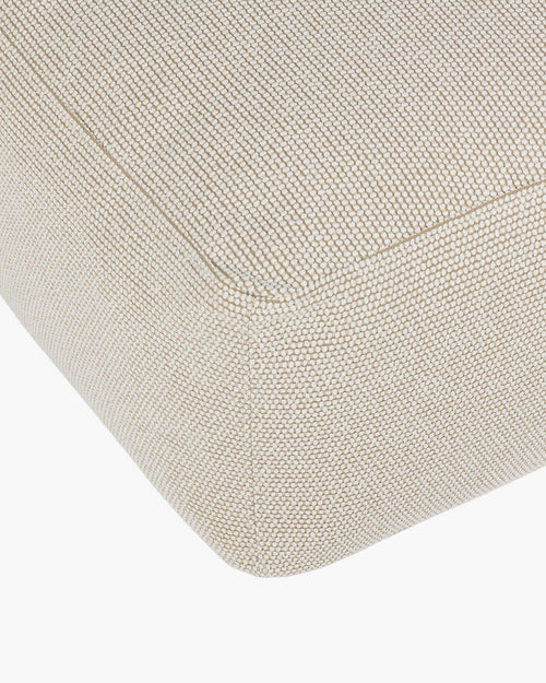 noo.ma Keno Outdoor Pouf - Milk Beige, 65 x 65 x 37,5 cm