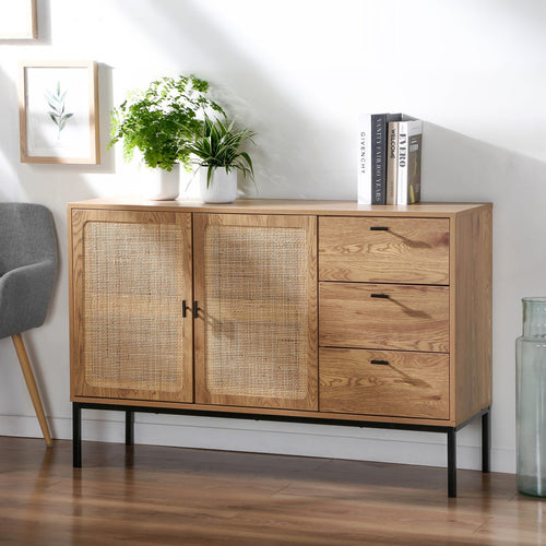Calicosy - JAYA Dressoir - Licht hout - 40x120x80 cm