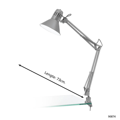 EGLO tafellamp Firmo - e27 - 73 cm - zilver - vtwonen shop