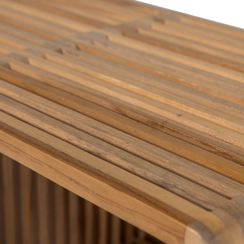 WOOOD bijzettafels Jasmijn - Recycled Teak - Naturel - Set van 2 - vtwonen shop