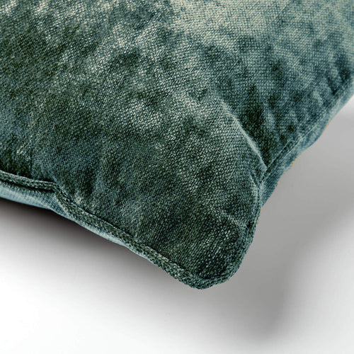 KUSSENSET - 4-delig - Velvet Elegance - 45x45 cm - inclusief binnenkussens - blauw, groen