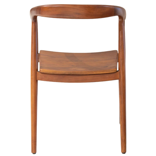 DÉJA Living Tuinstoel Lasse - Walnoot Hout - Set van 2