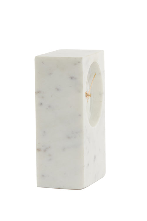 Light & Living klok DESTINA - 13x8x20cm - wit - vtwonen shop