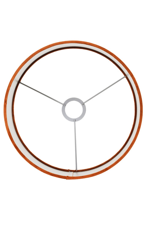 Light & Living lampenkap VELOURS - Ø20x15cm - oranje