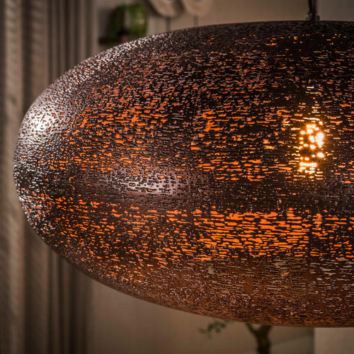 Giga Meubel Hanglamp Cielo - Koper Metaal - 1-lichts - Ø68cm