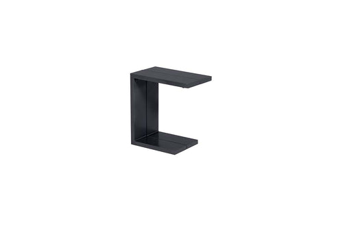 Cube bijzettafel - aluminium - carbon black - 48,2x28,6xH53 cm - vtwonen shop
