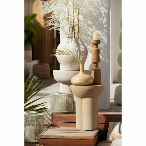 Light & Living bijzettafel Polinna - bruin - Ø39cm - vtwonen shop