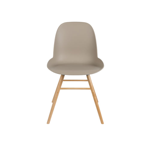 Zuiver Albert Kuip Eetkamerstoelen  Taupe - Set van 2 - vtwonen shop