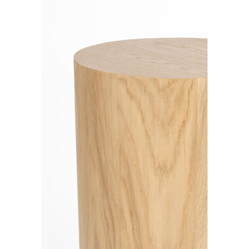 Zuiver Silo Bijzettafel/ Pilaar 32 cm Hout Naturel