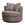 Giga Meubel Draaifauteuil Thony - Taupe Chenille Stof - 93x88x84cm