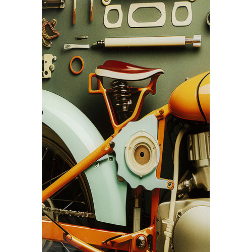 Kare Design Wandfoto garage motor 80x60cm