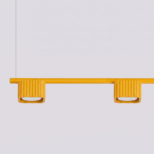 Sollux Lighting Kroonluchter RIFF 4 geel Gx53 - 122x10x208cm