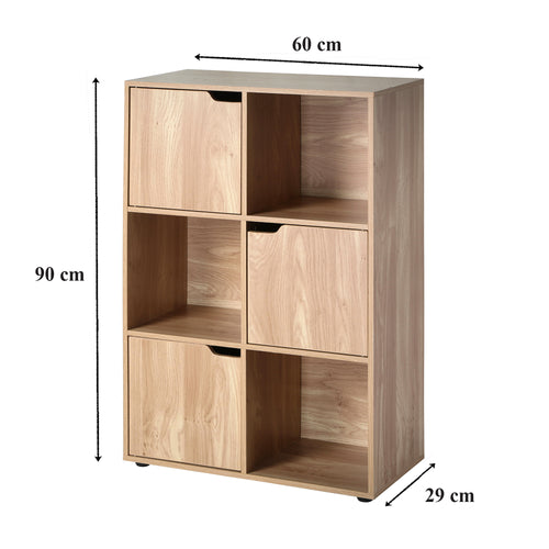 Calicosy - 6-unit kast met drie deuren MODU - 29x60x90 cm