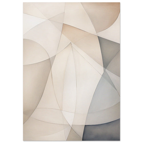 Artfulprints  Abstract - Fine lines 4   poster A4 21x29.7 cm