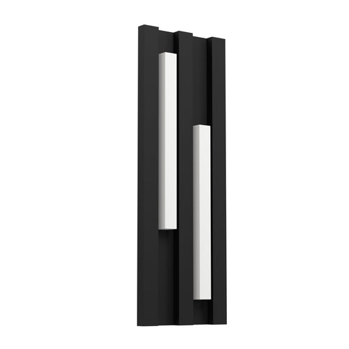 EGLO wandlamp buiten Fandina - led - 41,5 cm - zwart/wit
