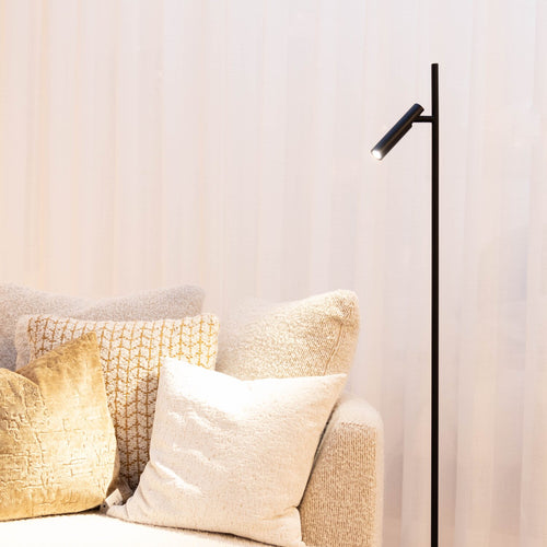 Atmooz vloerlamp Statement - zwart - 30 x 26 x H 140 cm - geïntegreerde led