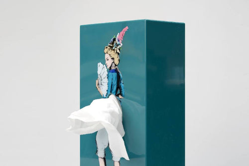 Spextrum Tissue Up Girl - tissuehouder - blauw - vtwonen shop