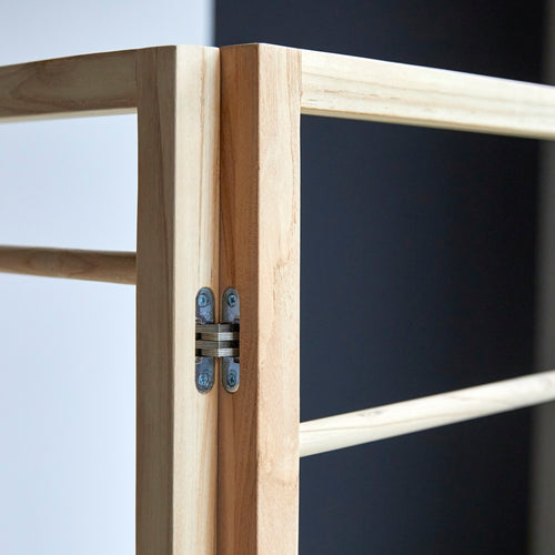 Tikamoon Kamerscherm van massief teakhout - Naturel - vtwonen shop