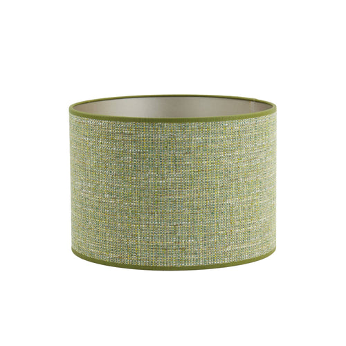 Light & Living lampenkap Tweed - groen - 25x25x18cm
