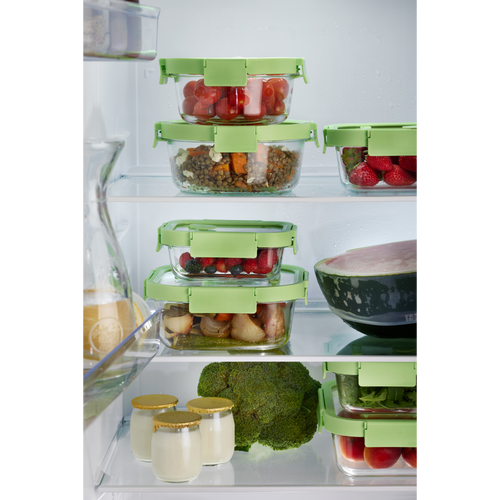 Lékué Vershouddoos Glas Rechthoek, set van 3