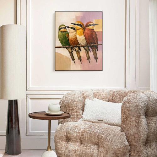 Reinders schilderij Vogels op tak - 40x50cm