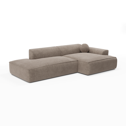 Sia Home - Hoekbank rechts ANIA - Fluweel - Mol - 260cm - vtwonen shop