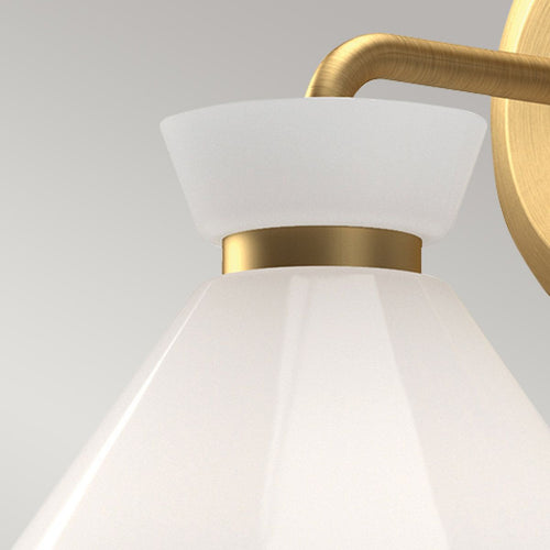 Kuppel-Wandleuchte Modern Gebürstetes Gold 1x E14