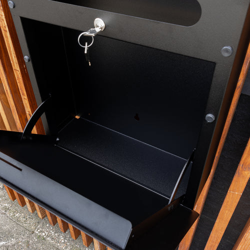 Spinder Design brievenbus Inbox - Zwart - Incl. sleutel - vtwonen shop