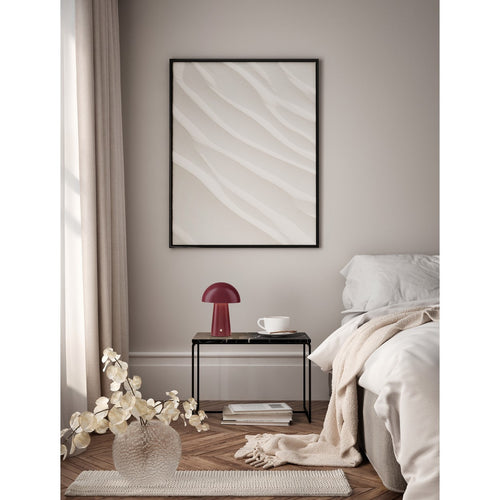 Nova Luce ANDE Geïntegreerde LED-tafellamp, mat bordeauxrood, aanraakgevoelig, dimbaar, 2W 129lm 3000K, USB-aansluiting