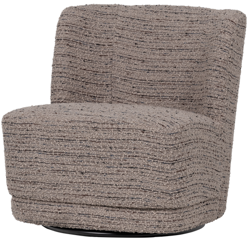 WOOOD draaifauteuil Atty - Grove Melange - Beige - 75x74x65