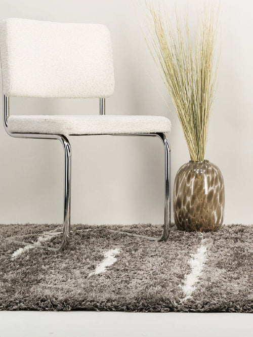 AFK Living vloerkleed Mellow - shaggy - grijs - 135 x 190 cm - vtwonen shop