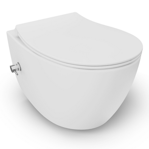 Isvea Wc Toilet Badkamer Hangend Bidet Wit Inclusief Softclose Toiletbril - vtwonen shop