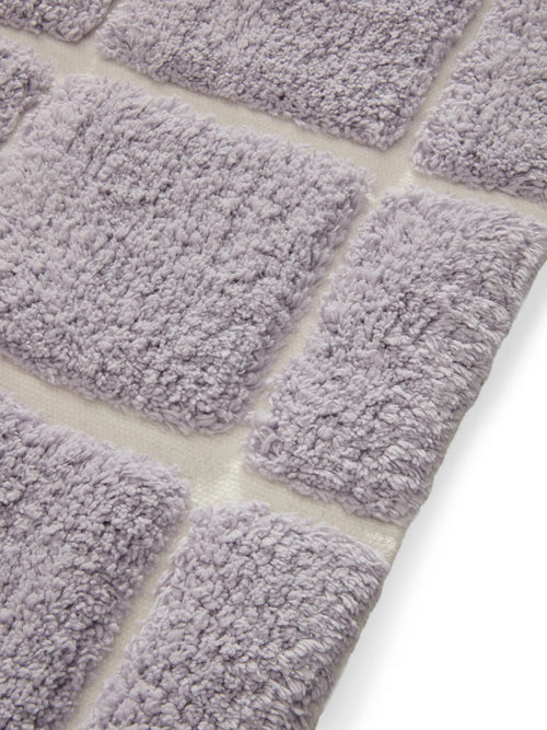 benuta badmat Noa - paars/wit - 60x100 cm