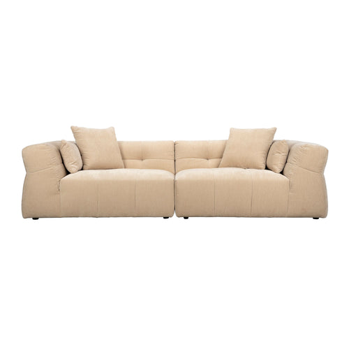 Dutchbone Hodge 4,5-Zitsbank Beige