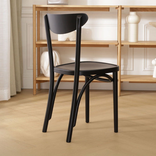 Fameg Musa Houten Bistrostoel Zwart - vtwonen shop