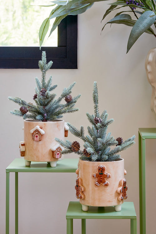 Mica Decorations Bloempot - Assorti - H15 x Ø17 - Dolomiet - Off-white - vtwonen shop