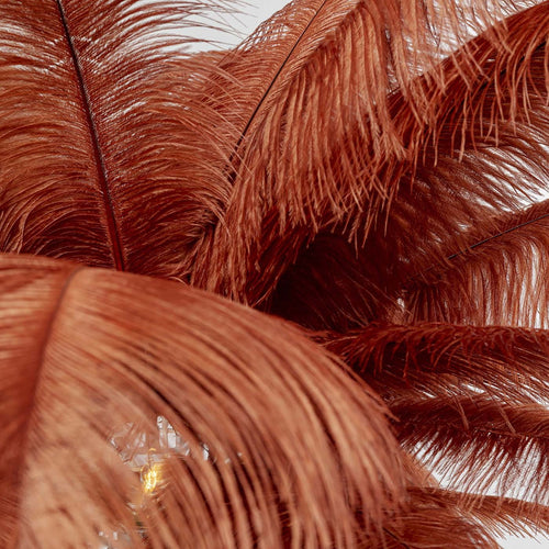 Kare Design Vloerlamp veren 165cm rood - vtwonen shop