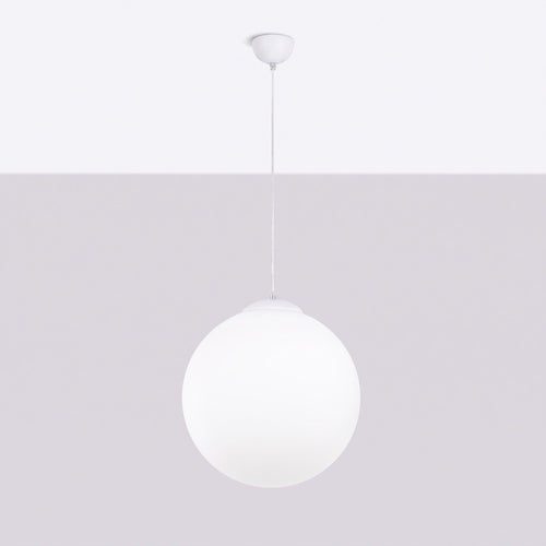Sollux Lighting Hanglamp UGO 40 wit - 40x40x130cm