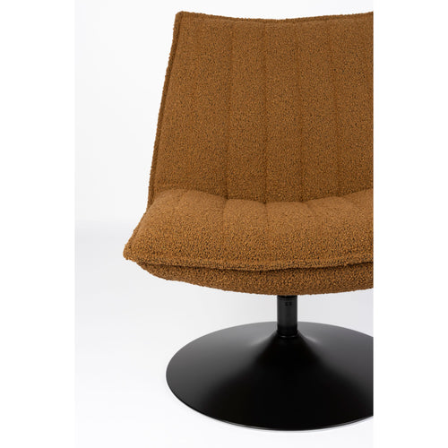 Housecraft living Jax Fauteuil Oker Bouclé - Bruin - vtwonen shop