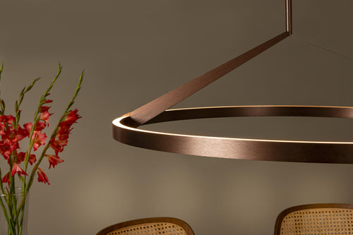 Lucide hanglamp APPLAUSE - Geïntegreerde LED - Koffie - vtwonen shop