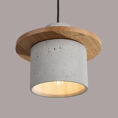 Sollux Lighting Hanglamp MAB beton - 22x22x125cm