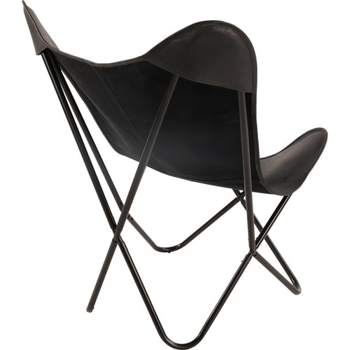 Lesli Living bistrostoel Buffalo - zwart - 75x75x87cm