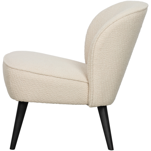 WOOOD fauteuil Sara - Boucle - Creme - 71x59x70 - vtwonen shop