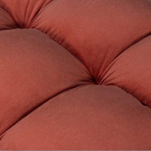 WOOOD hocker Allure - Gewassen Velvet Stof - Blush - vtwonen shop