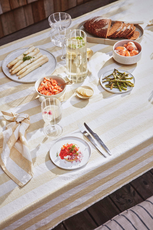 OYOY Gestreepte servetten - Set van 2 Striped - organisch katoen - vtwonen shop