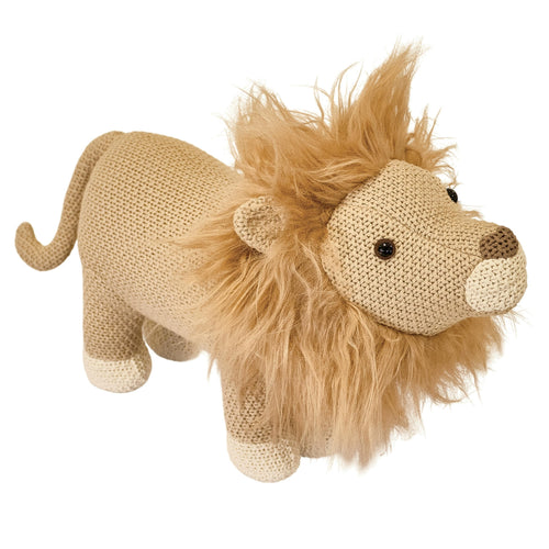 Pintado & Lacado knuffeldier Leeuw - beige - 55 cm