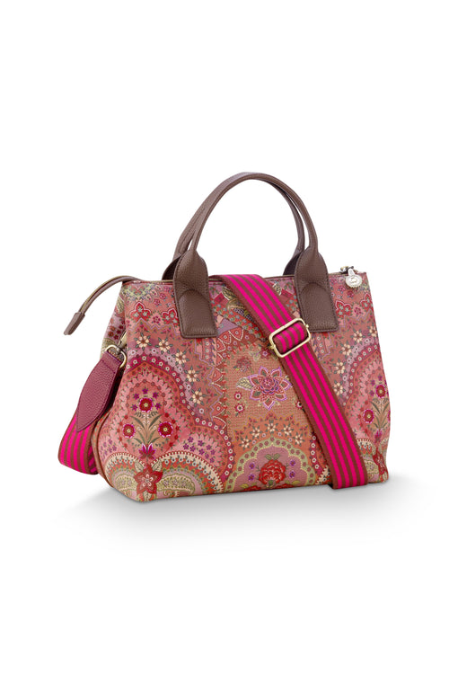 Pip Studio - Fia Handtas Dames - Jabali - Rood - 26.5x14x22cm