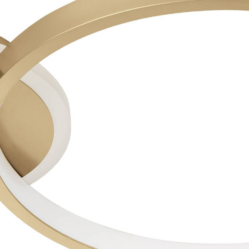 EGLO plafondlamp Gafares - led - 40,5 cm - goud/wit - dimbaar - vtwonen shop