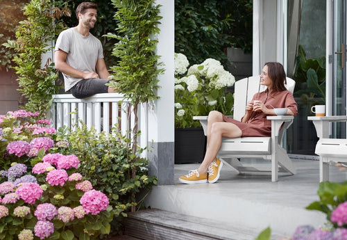 Keter Troy Adirondack Tuinstoel - 85x80x96,5cm - Wit