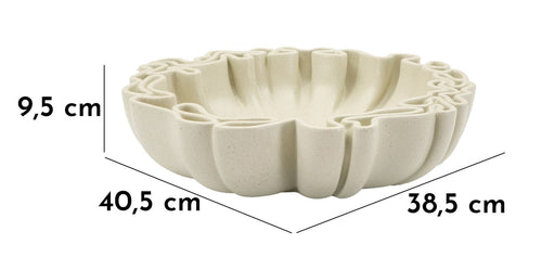 Mauro Ferretti sleutelkast - 40,5x38,5x9,5 cm - crème